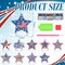 9 Pcs Luminous 4th of July Diamond Art Tabletop Decor - Glow in The Dark Double-Sided Patriotic Diamond Painting Kits for Adults, DIY Star Centerpieces for Memorial Day & Tiered Trays